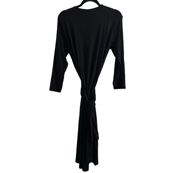 RITA ROW Walsh Black Knit Midi Dress with Belt Witchy Gothic - Sz Medium - NWT - Picture 4 of 8